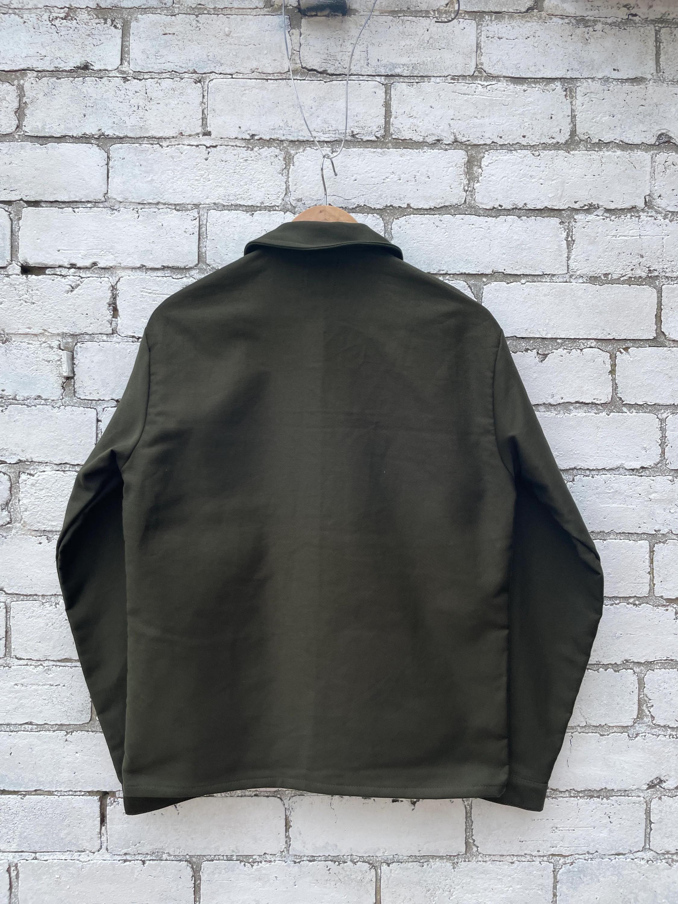 Moleskin Cotton Chore French Workwear Jacket - Made in England