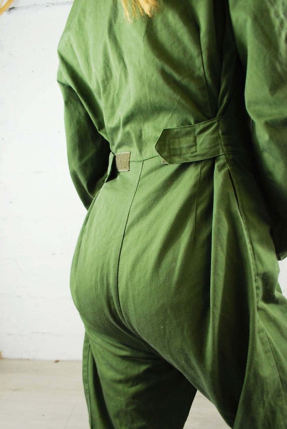 Unisex Vintage British Army Workwear Coveralls / … - image 7