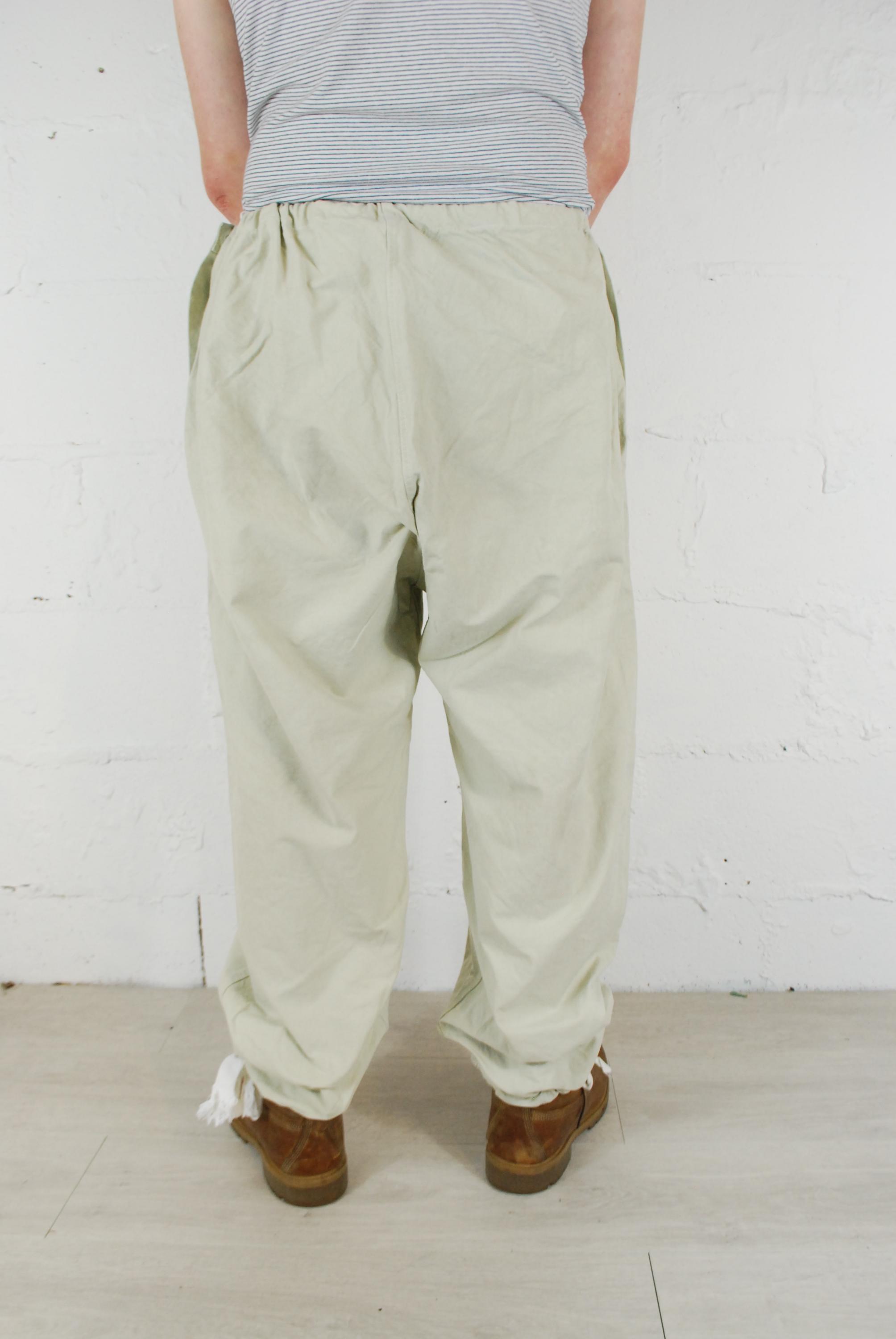 Vintage 1960s Cotton Japanese Style Army Work Chore Pants