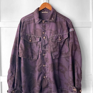 Vintage British Camo Shirt Purple - S M L