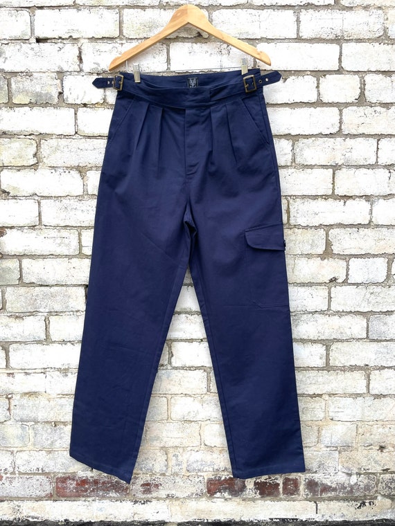Unisex High Waisted Gurkha Pants - 100% Cotton - 1950s Army Unisex High Waisted Gurkha Pants - 100% Cotton - 1950s Army