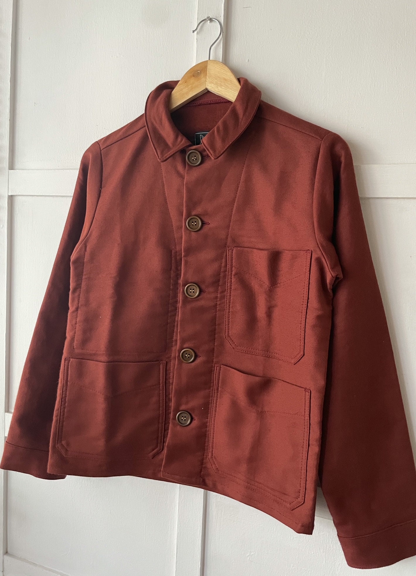 Made in England Moleskin 100% Cotton Chore French Workwear