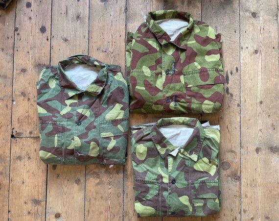 1960s Original Vintage Finnish Reversible Camo Jackets M62 100