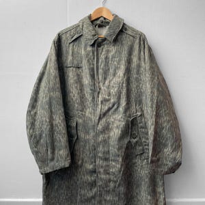 Vintage 60s Raindrop Camo Parka - Early Issue M60 Czech Shop Coat Strichtarn -XL