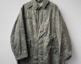 Parka vintage de camuflaje Raindrop de los años 60 - Edición temprana M60 Tienda checa Abrigo Strichtarn - XL