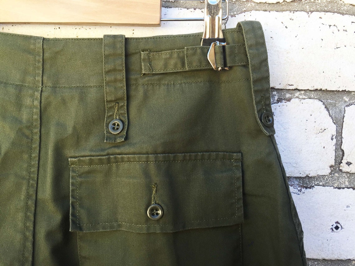Vintage Mens British Army Issue Work Trousers Olive Green - Etsy
