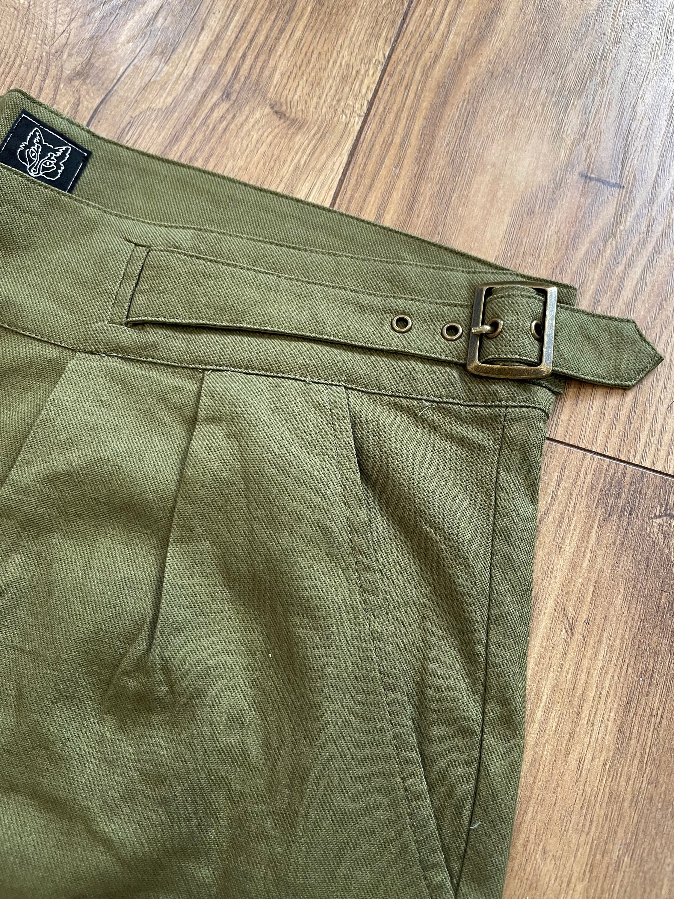 Army Green Gurkha Pants British Military 1950s 7oz Army Army Green Gurkha Pants British Military 1950s 7oz Army
