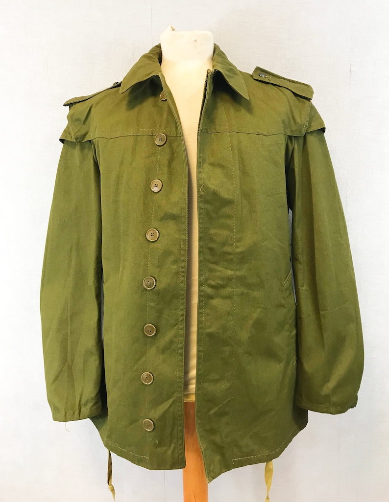 Vintage 1970s Parka Jacket Army Military Green Olive S M L | Etsy UK