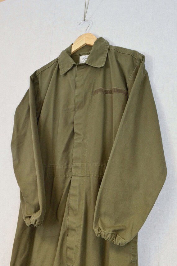 Details about / Unisex Vintage British Army Workwear Overalls Jumpsuit Boiler Suit Green S M L