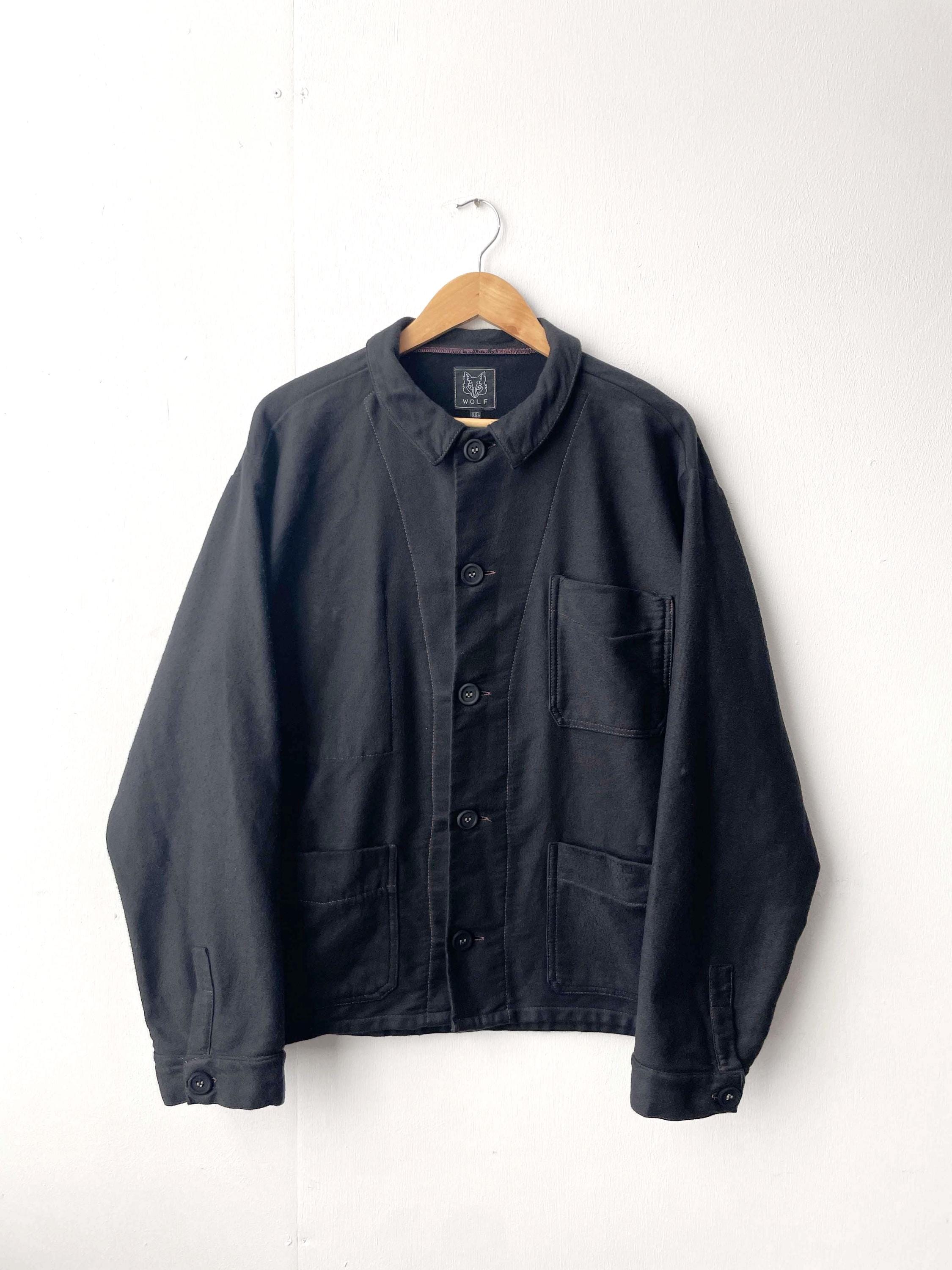 Black Moleskin Jacket - Etsy Canada