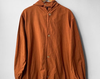 Vintage 1940s Smock Jacket -  Swedish Military - Burnt Orange