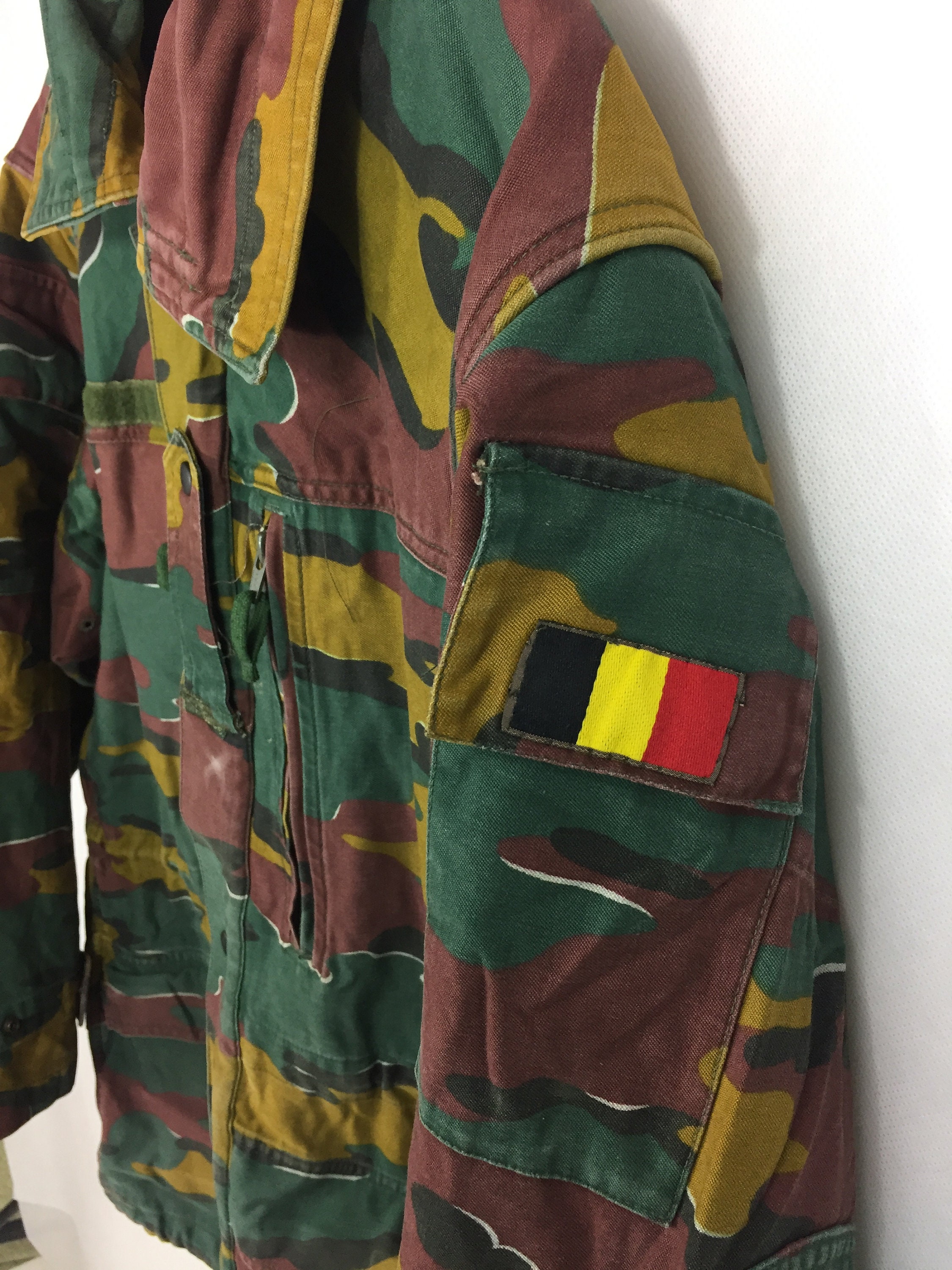 Men's Clothing M90 Belgian Army Jigsaw Camo Camouflage Parka Combat