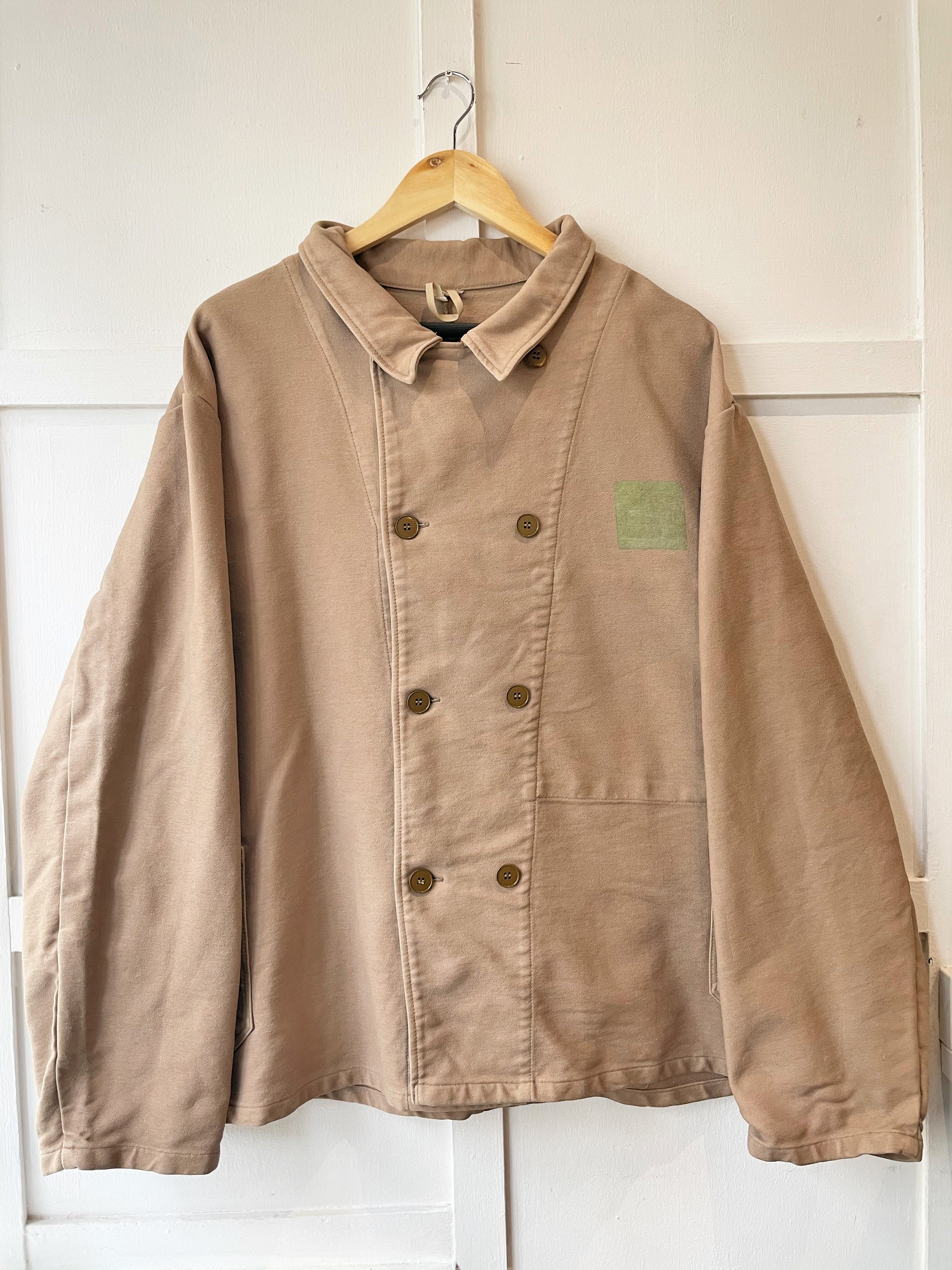 Vintage Moleskin Double Breasted Jacket Camel Brown XL 2XL - Etsy