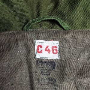 1960s Vintage Army Jacket Green M59 Swedish Worker Field Jacket image 5