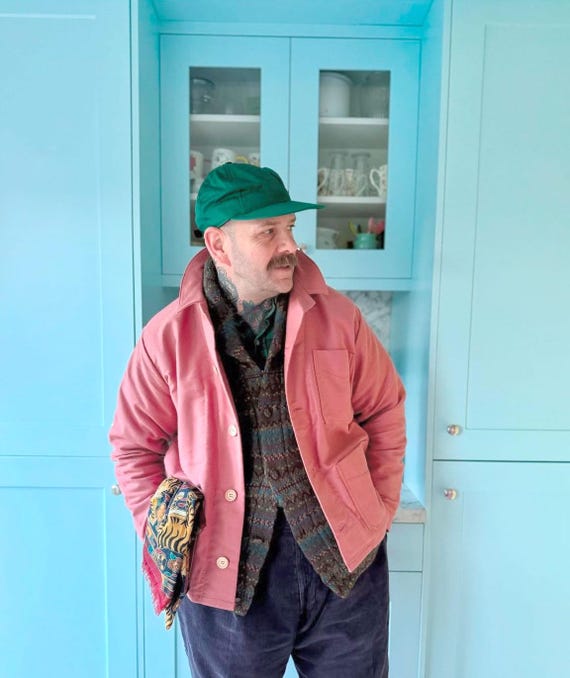 French Work JKT Moleskin Cotton Twill