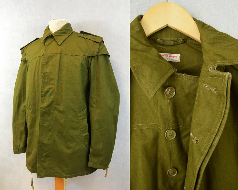 Vintage 1970s Parka Jacket Army Military Green Olive S M L | Etsy