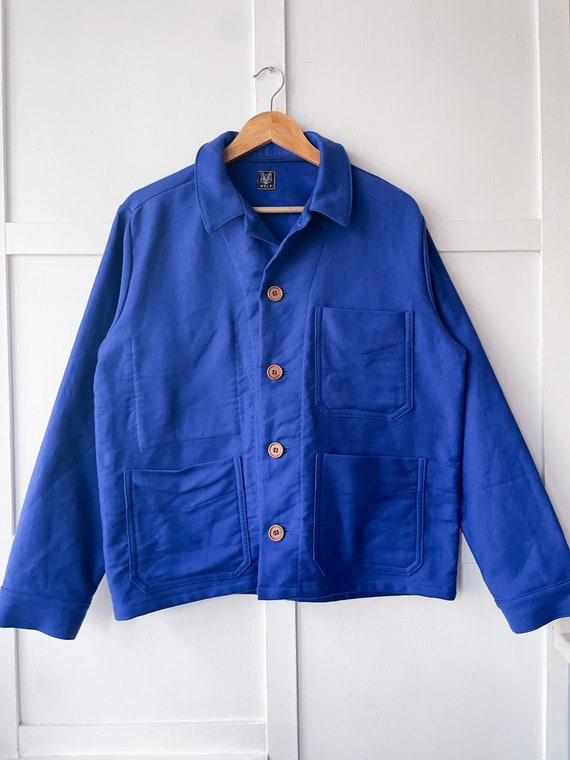 1950s Style Moleskin Chore Jacket - Made in England - French