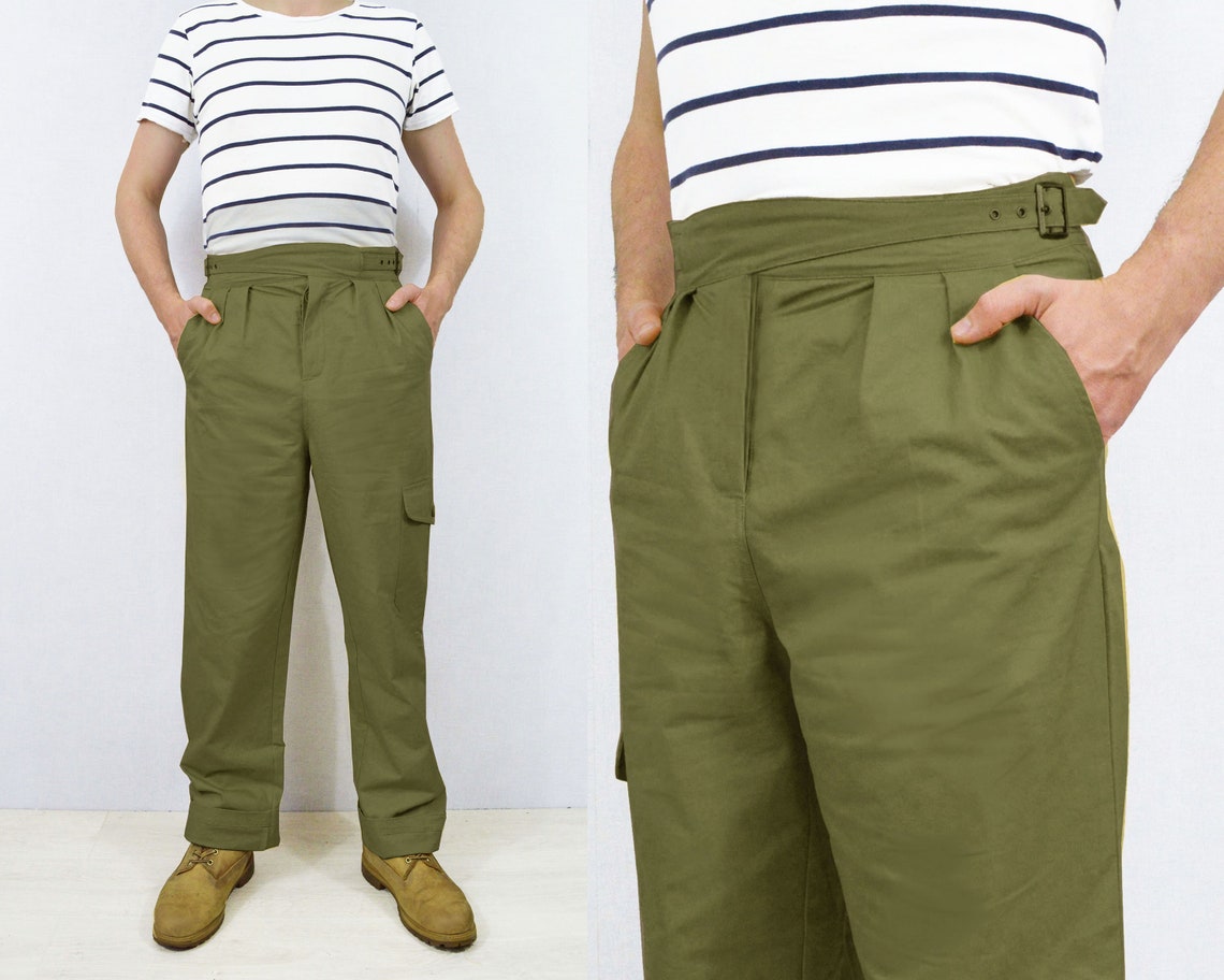 Army Green Gurkha Pants British Military 1950s 7oz Army Etsy