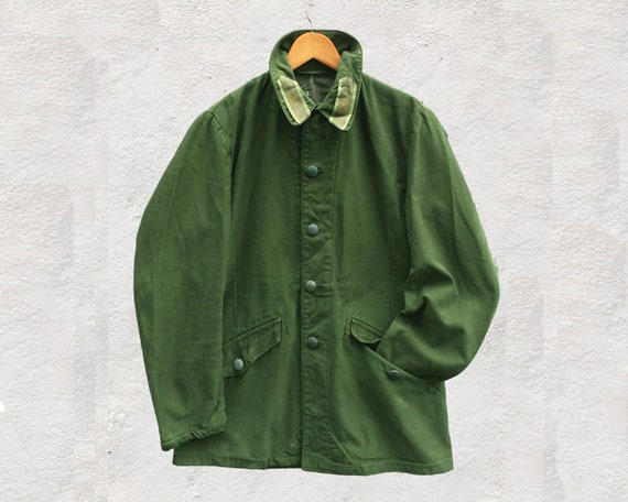 M59 Rare Swedish 60s/70s Olive Green Army Chore Worker Field