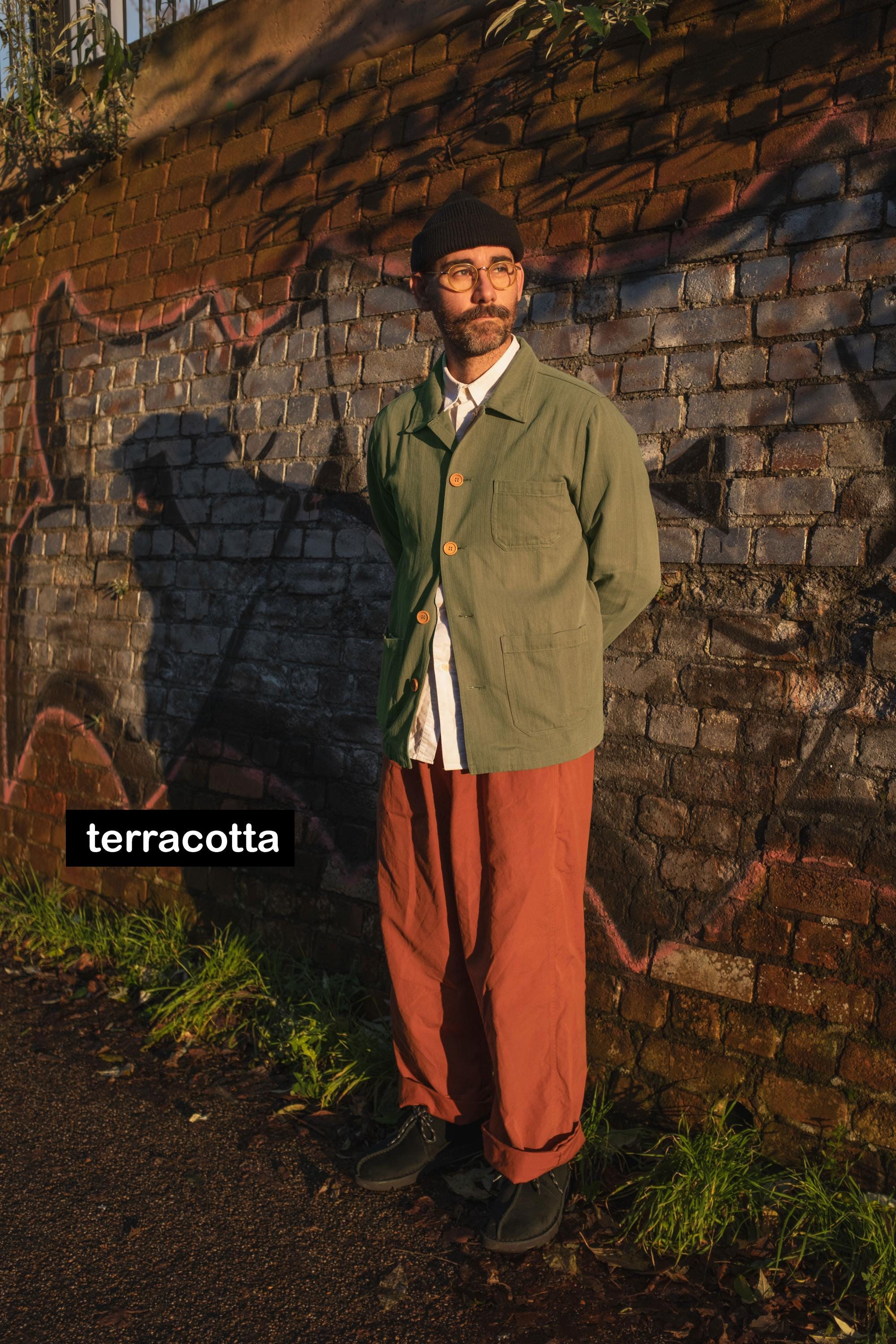 60S～ vintage mcqeen pants cotton コットン Vintage 1960s Cotton Chore Pants – Japanese Style Workwear One