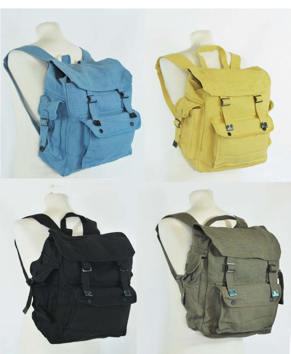 Extra large cheap canvas backpack