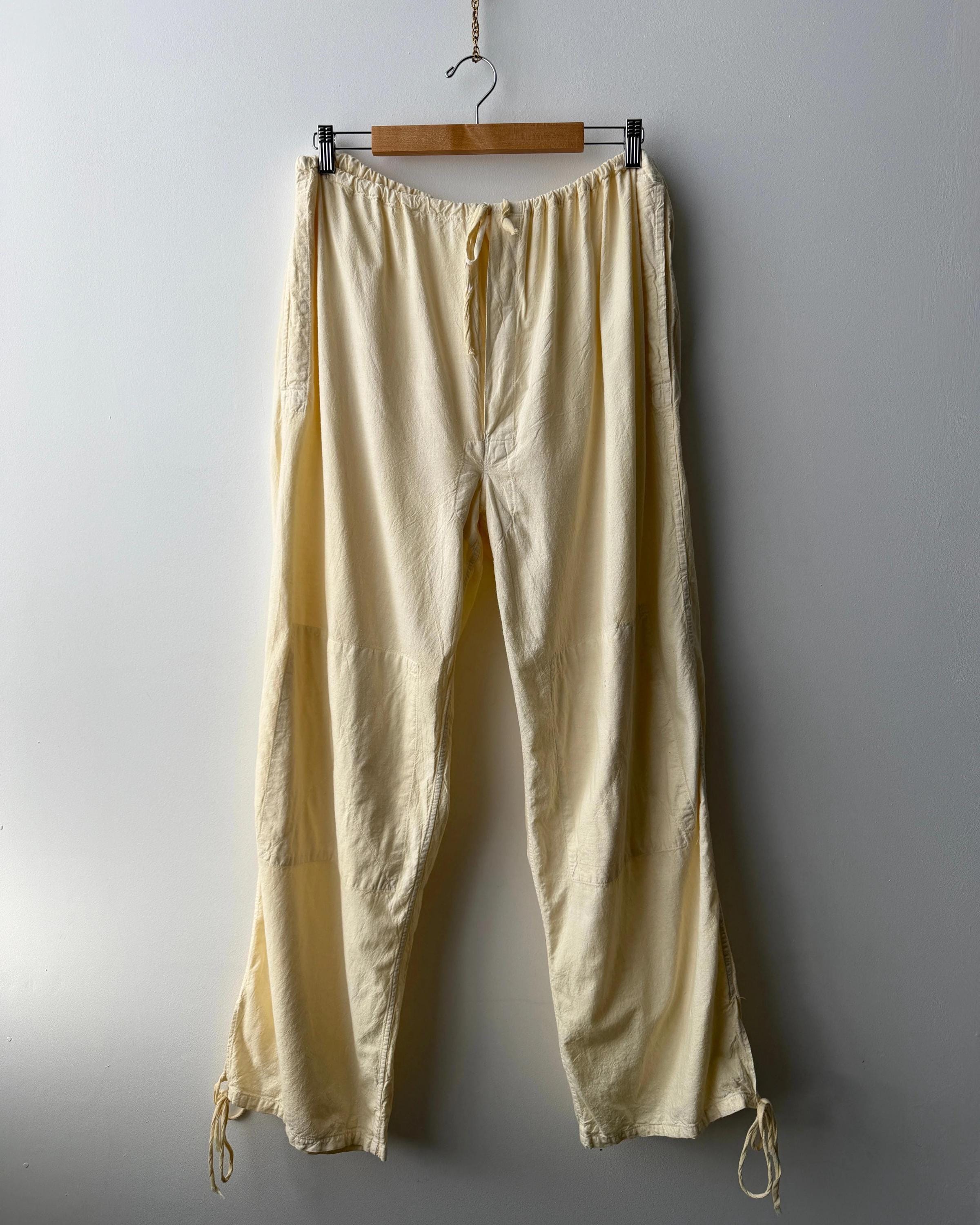 60〜70s white cotton pants Men's Corduroy Flared Dress Pants – Vintage 60s 70s Bell Bottom