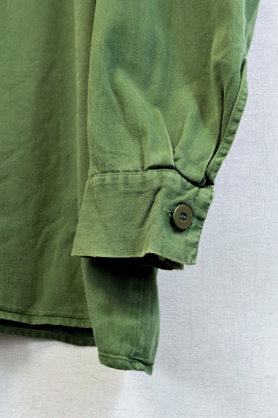 Vintage Henley Swedish Smock Shirts 1980s Button … - image 8