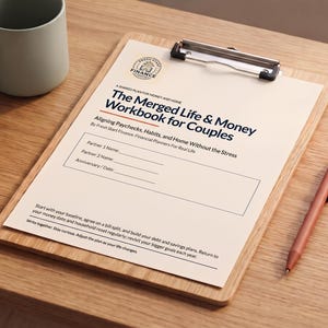 Printbare budgetplanner voor stellen, financiële afstemmingskit voor pasgetrouwden, overzicht van gezamenlijke uitgaven, PDF-bestand voor financiële afspraken na het huwelijk