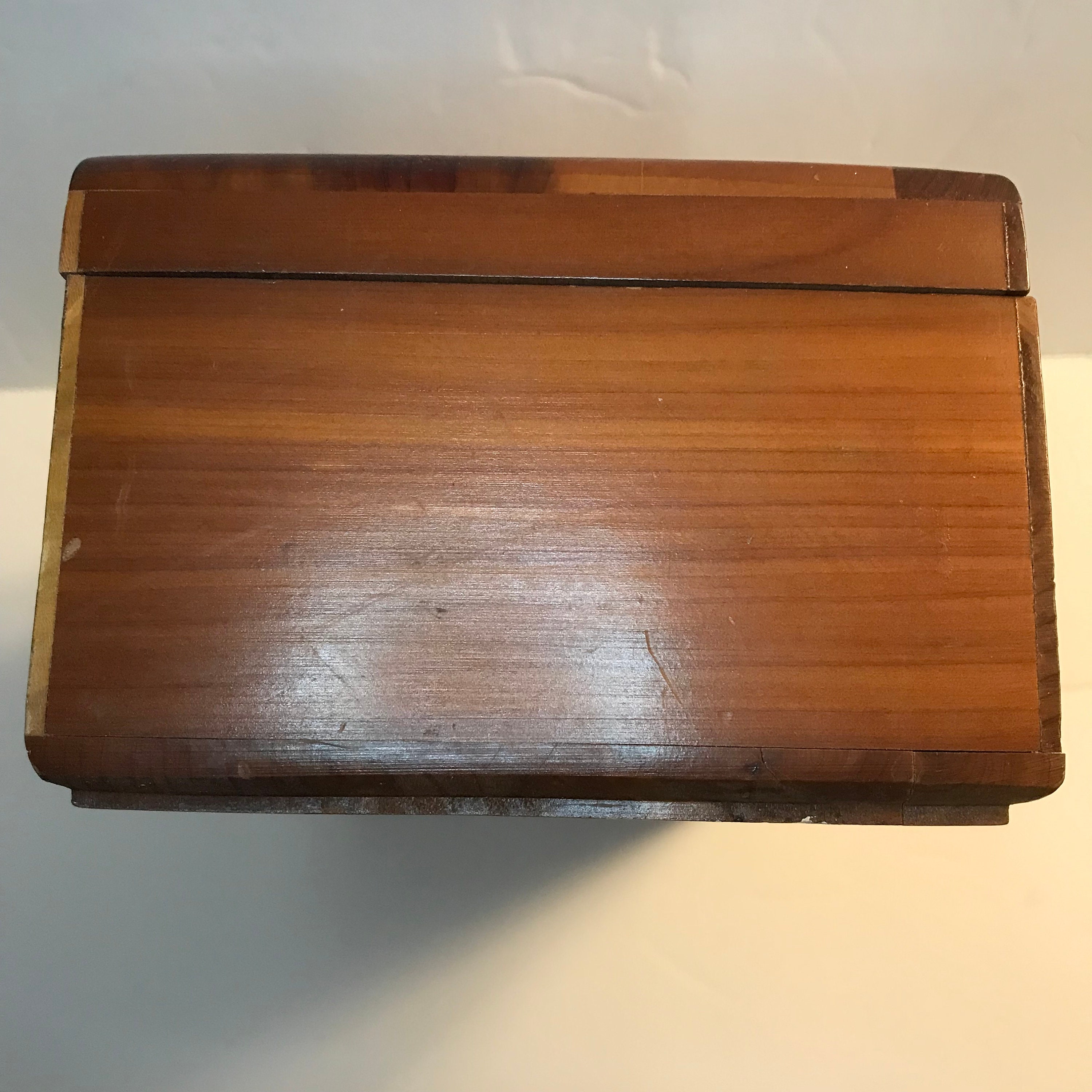Lane Cedar Chest Small Sample Size Wooden Box Vintage Etsy