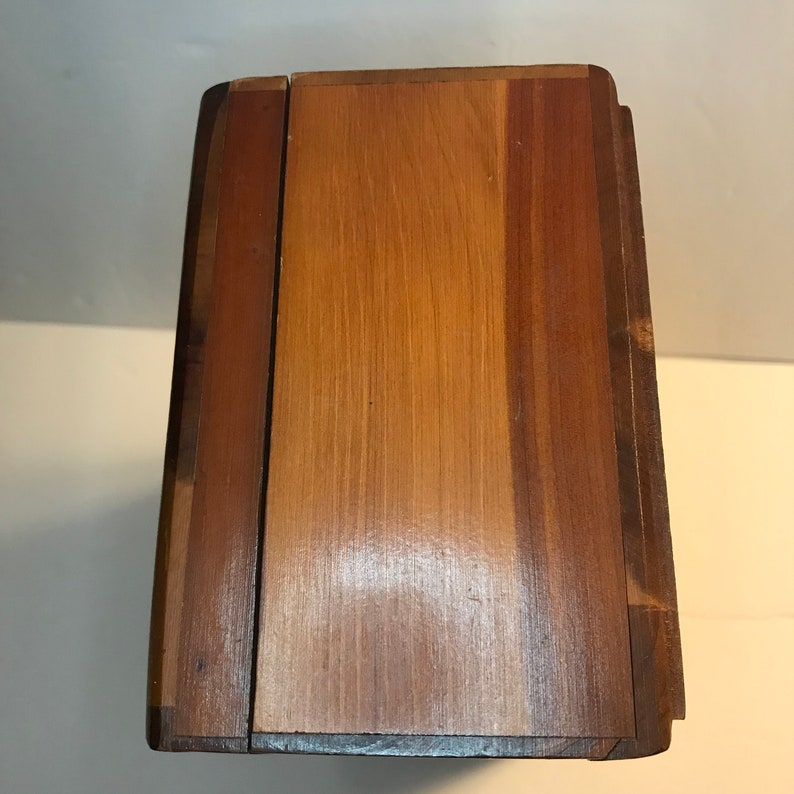 Lane Cedar Chest Small Sample Size Wooden Box Vintage Etsy