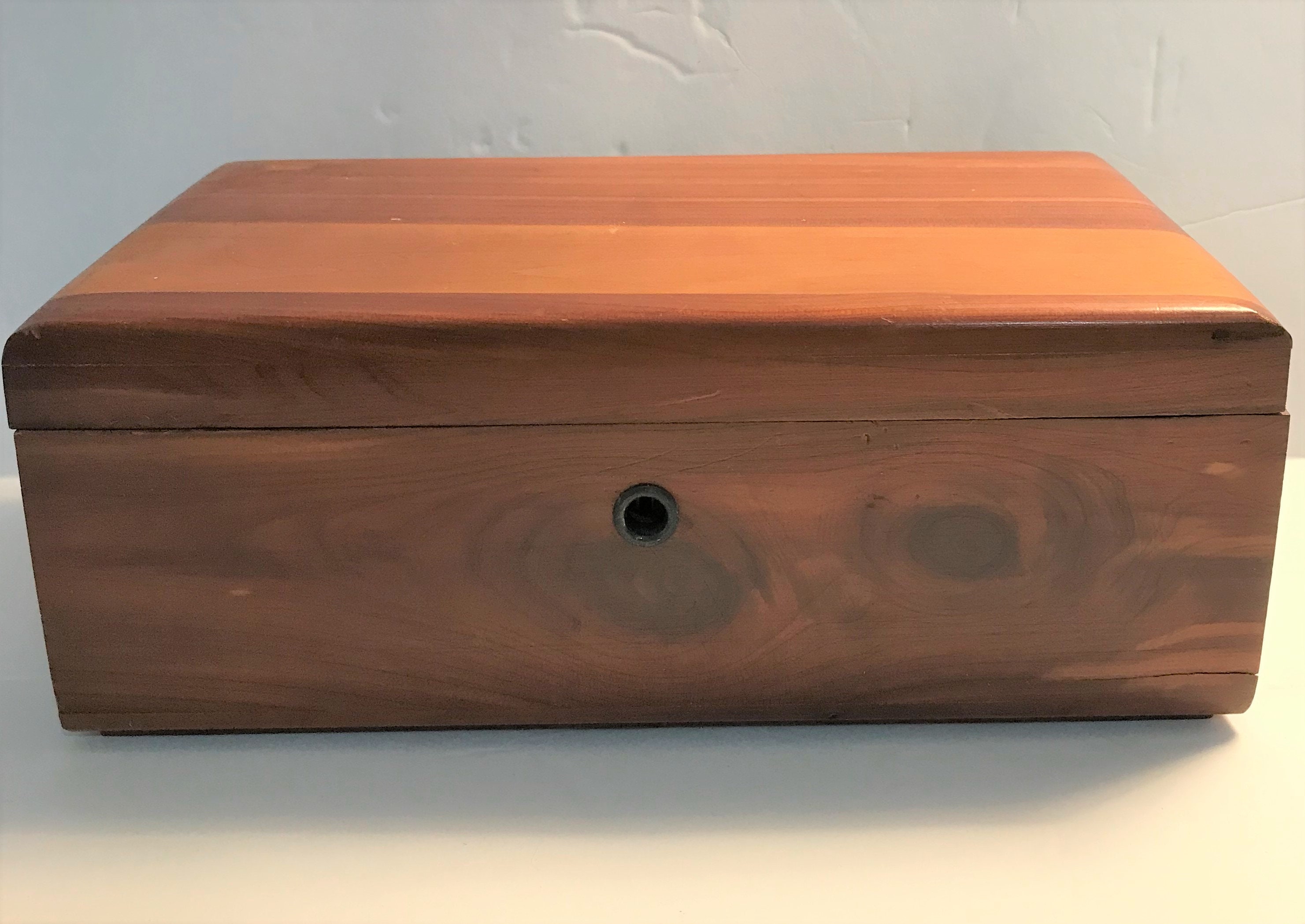 Lane Cedar Chest Small Sample Size Wooden Box Vintage Etsy