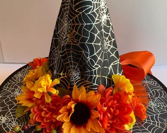 Toddler WITCH HAT, READY To Ship, Girls Witch Hat, Baby Witch Hat