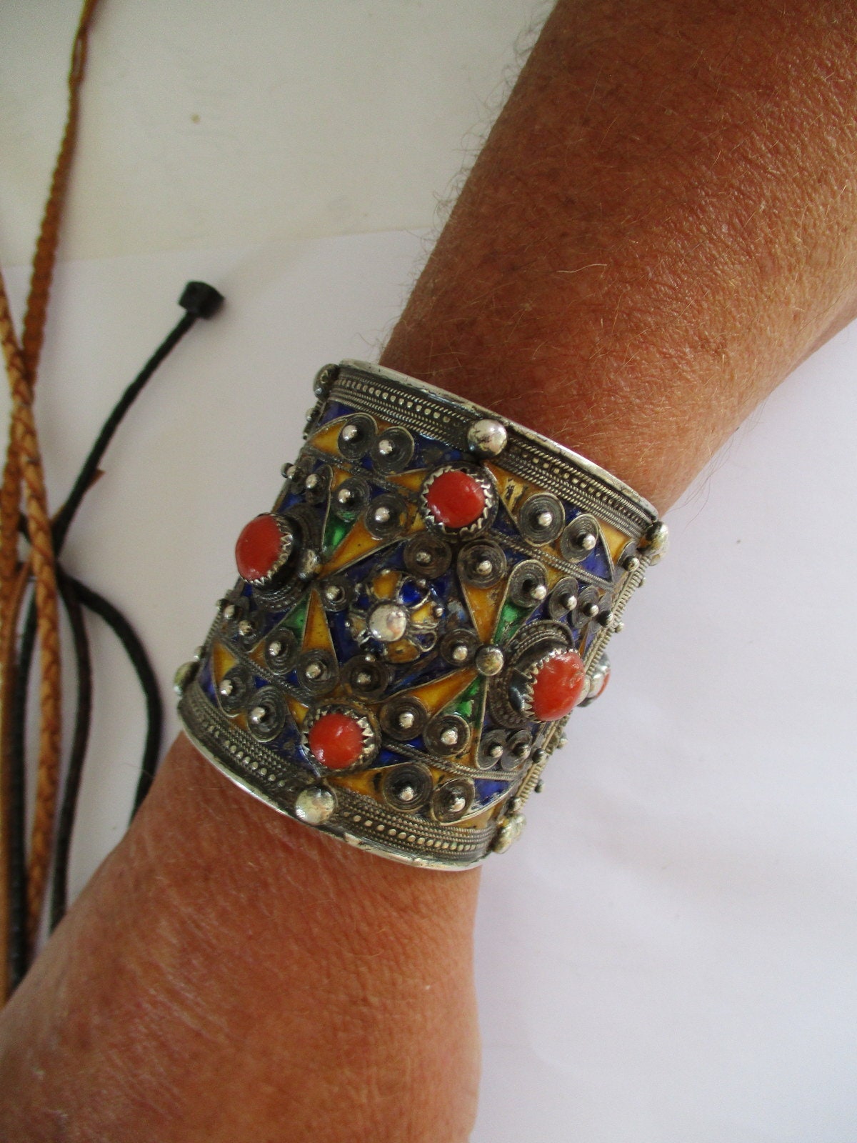 Latest Stylish Oxidised Antique Adjustable Bracelet Kada For Women And  Girls Multipurpose