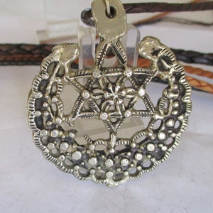 Star of David Jewish Star SILVER Arabic Berber Morocco Sahara Marrakech Amulet