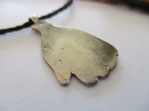 Fatima Solid Silver Berber Tuareg Necklace Pendan… - image 4