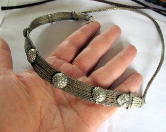 Necklace India silver snake chain handmade Rajasthan Himalaya Nepal Tibet Boho Hippie antique