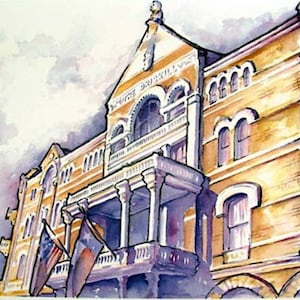 The Driskill Hotel fine art print, Austin Texas, historic, artist signed