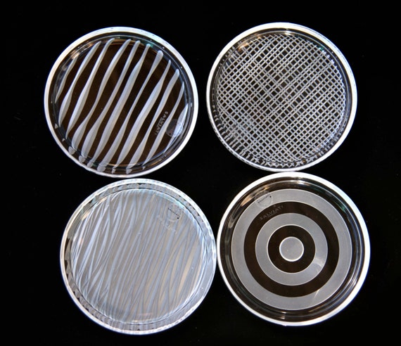 MURANO Glass Coasters SALVIATI VENEZIA Italy With Original Labels