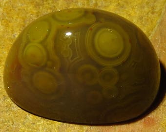 3.35 Gram Lake Superior Eye agate Cabochon