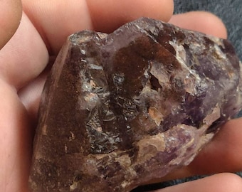 Thunder Bay Amethyst Hematite Phantom Crystal Specimen