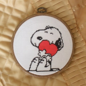Cross stitch pattern PDF Snoopy dog Instant Download