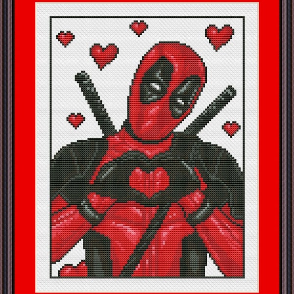 Superhero Cross Stitch PDF pattern