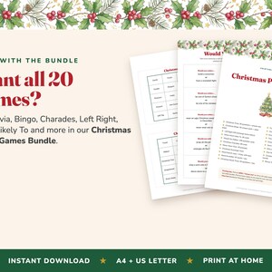 Christmas Scavenger Hunt for Kids, 20-Item Holiday Party Game (Digital Download) image 4