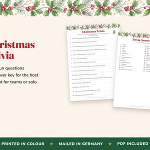 Paquete de 10 juegos imprimibles para fiestas navideñas, ideales para divertirse en familia o en la oficina (descarga digital). imagen 4