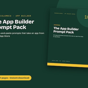 App-ontwikkelingsopdrachtenpakket, 30 AI-codeeropdrachten voor indiening bij de App Store (PDF)