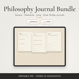 Philosophy Journal Bundle