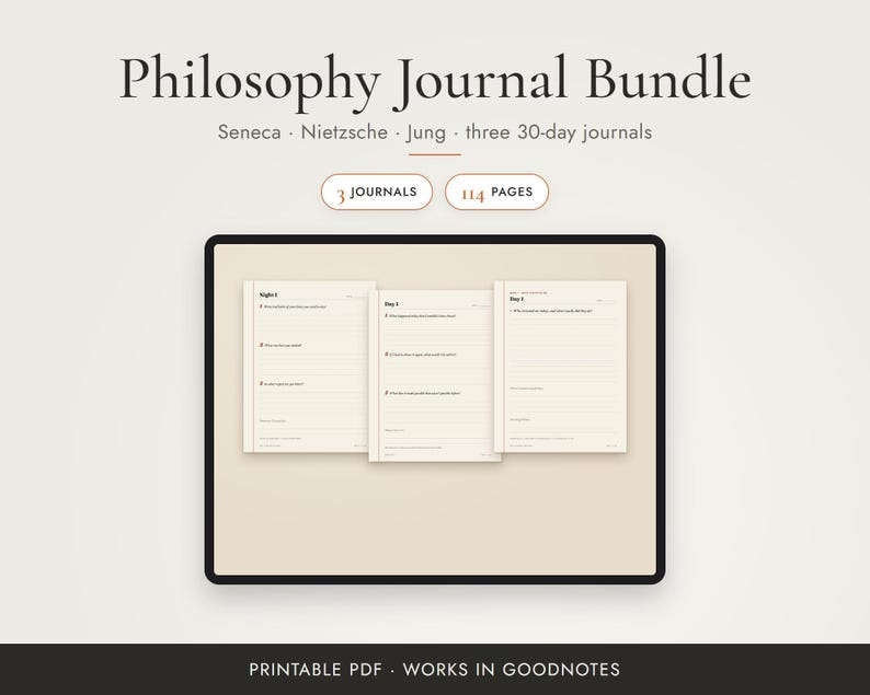 Philosophy Journal Bundle