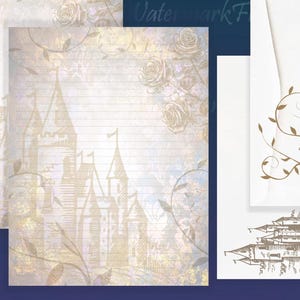 Fairy Tale Castle Stationery Set | Fairy Tale Writing Paper | Castle Stationery | Fantasy Stationery | Fantasy Letter Paper | Fairy Tale