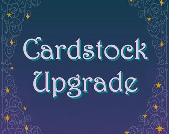 UPGRADE Stationery Paper to Light Cardstock
