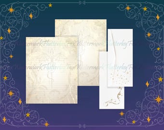Dragon Sword Stationery Set | Fantasy Writing Paper Set | Fairy Tale Letter Paper